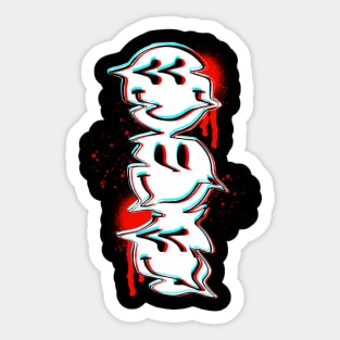 Glitch face Sticker